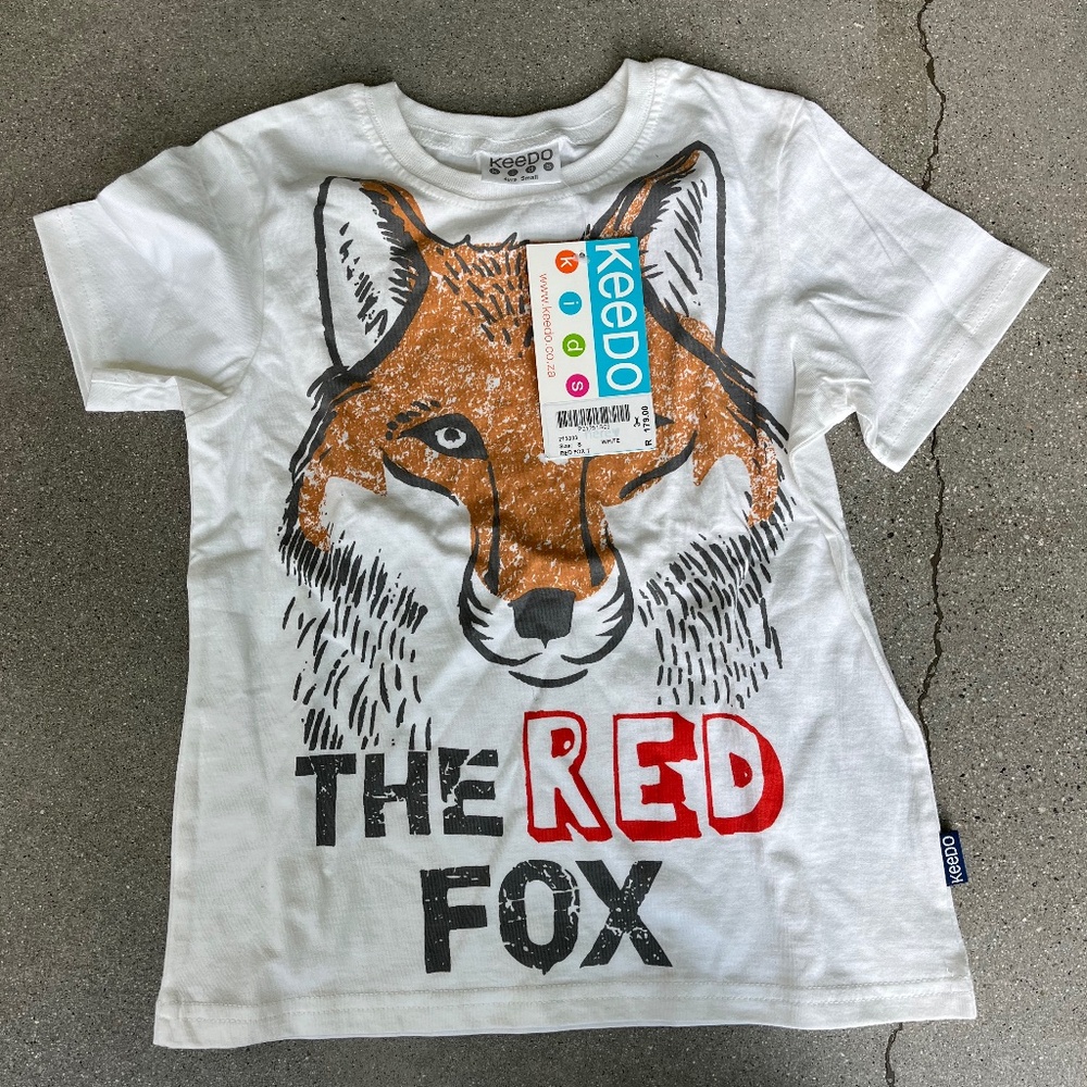 New Keedo The Red Fox Shirt NWT S